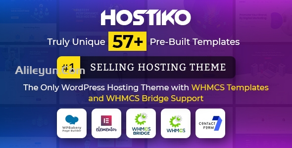 Hostiko 57.0.0 – WordPress WHMCS托管主题【含中文语言包】