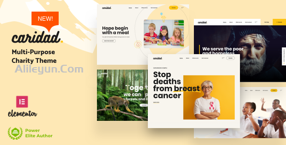 Caridad v2.1 – WordPress慈善公益主题【含中文语言包】