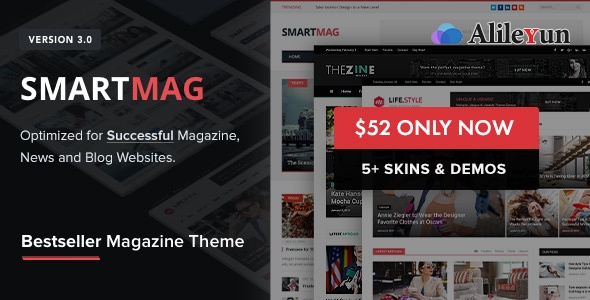 SmartMag 5.2.0 – WordPress响应式杂志,报纸,博客网站主题【含中文语言包】