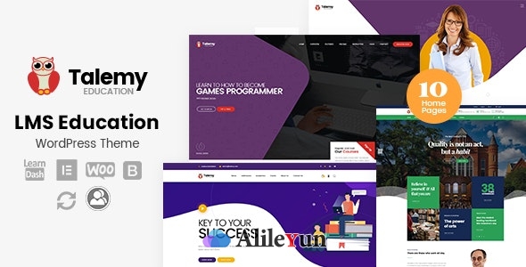 Talemy 1.2.4 – WordPress LMS 在线教育主题【含中文语言包】