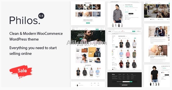 Philos v5.5 – 响应式WooCommerce WordPress主题【含中文语言包】