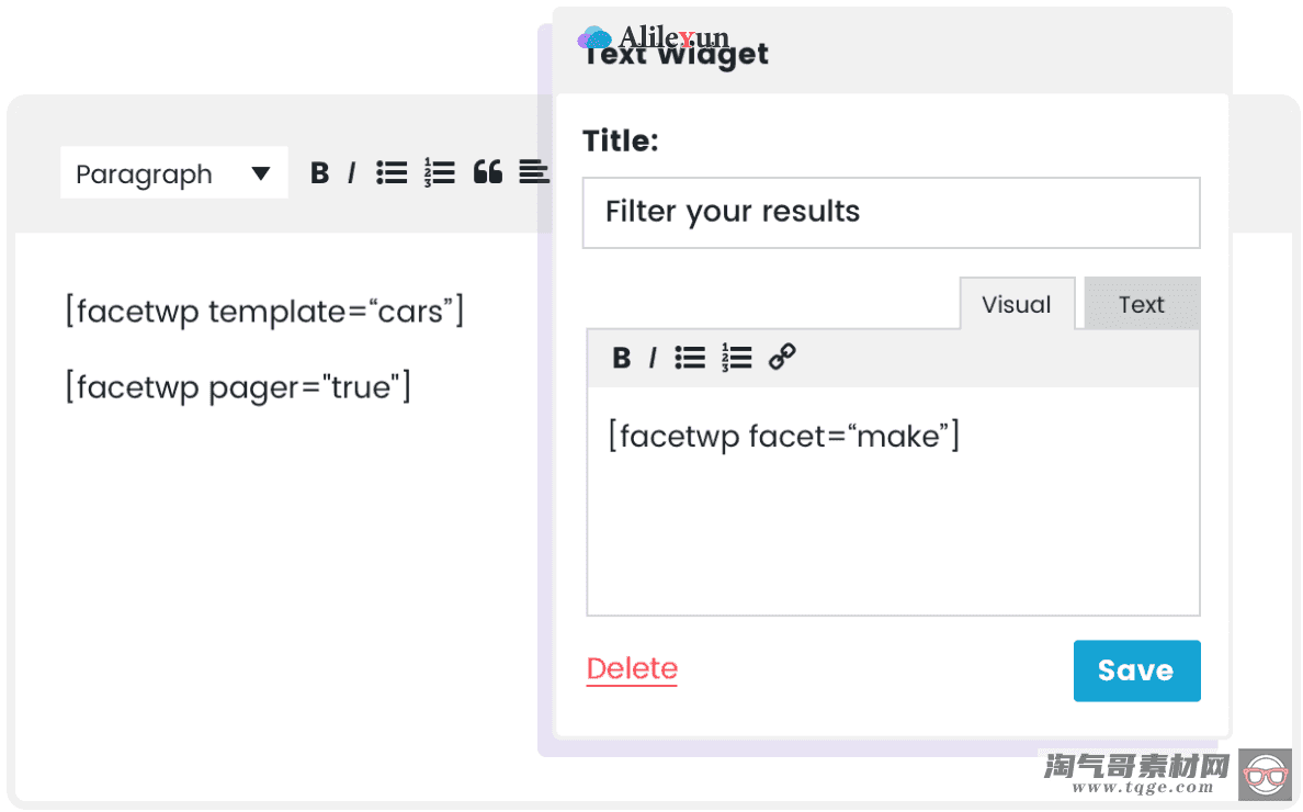 FacetWP 3.8.1 – WordPress列表筛选和多页面搜索插件