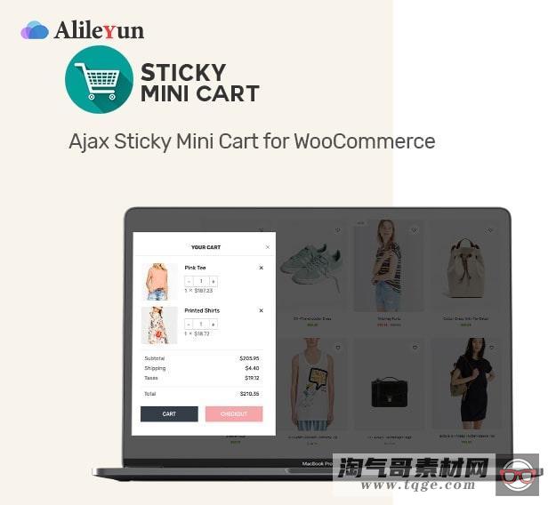 Sticky Mini Cart For WooCommerce 1.0.6 迷你购物车插件