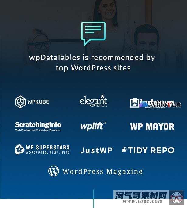 wpDataTables 3.4.2 – WordPress表格和图表管理器