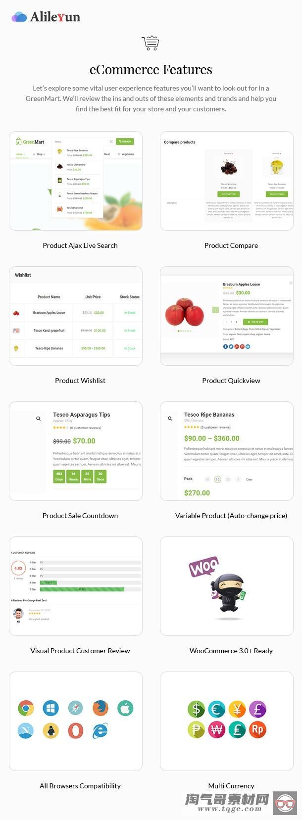 GreenMart 3.0.10 – WooCommerce在线有机食品网站主题【含中文语言包】