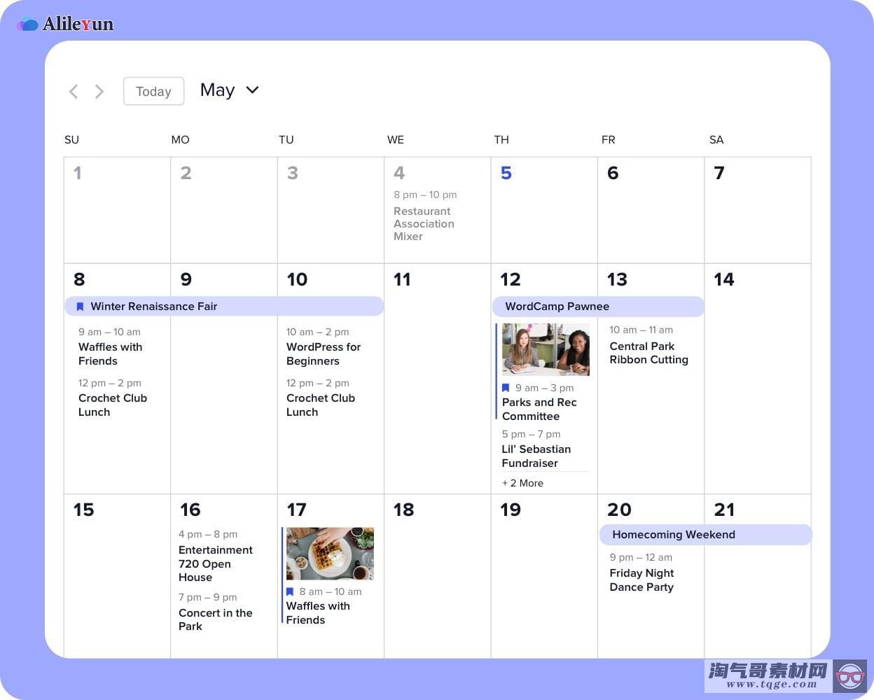 Events Calendar Pro 5.5.0 – WordPress日历和事件插件