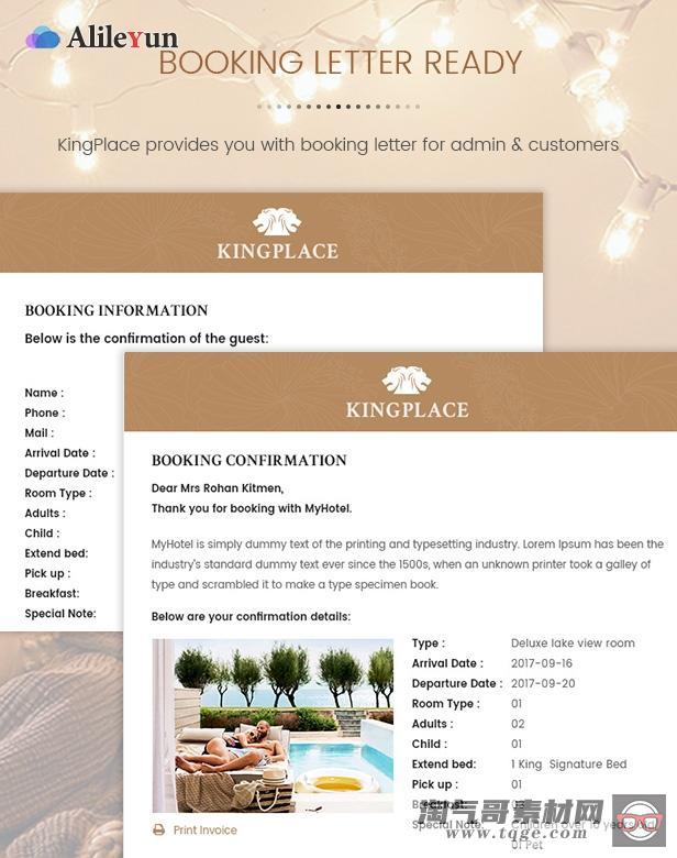 KingPlace v1.2.4 - 酒店预订,水疗和度假WordPress主题（支持移动版式）