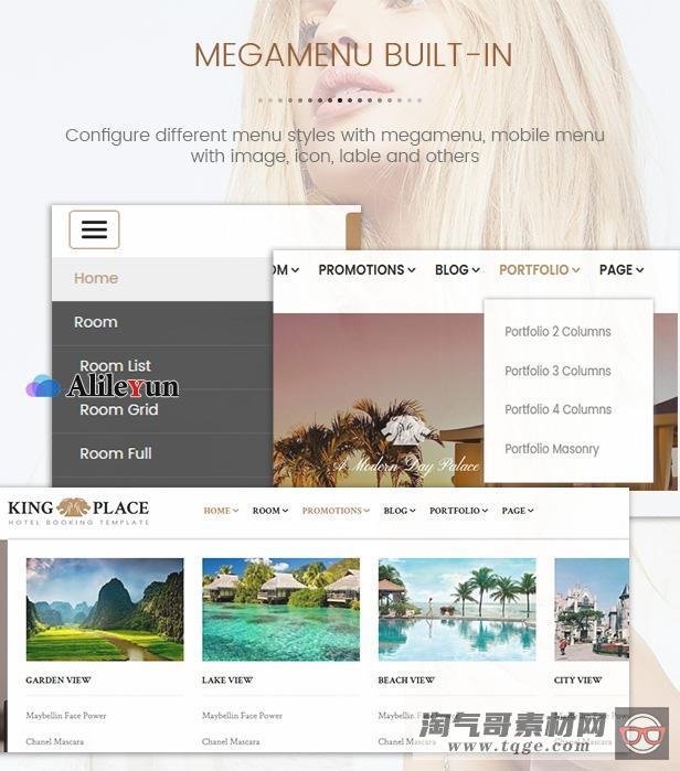KingPlace v1.2.4 - 酒店预订,水疗和度假WordPress主题（支持移动版式）