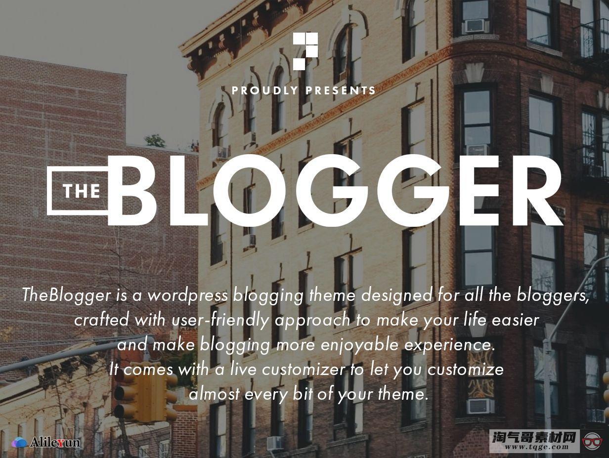 TheBlogger v2.1.2 - WordPress博客网站主题【含中文语言包】