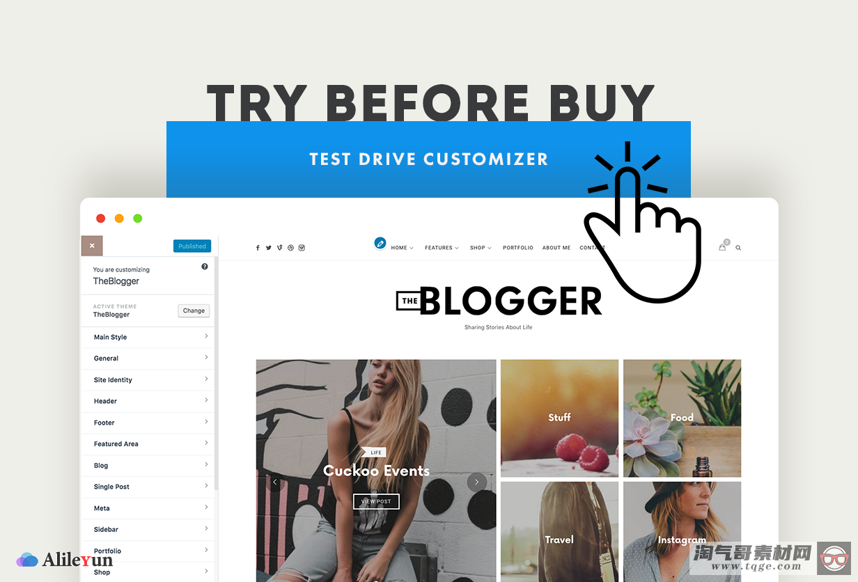 TheBlogger v2.1.2 - WordPress博客网站主题【含中文语言包】