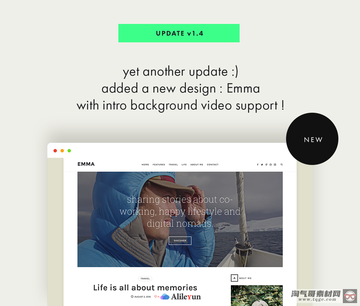 TheBlogger v2.1.2 - WordPress博客网站主题【含中文语言包】