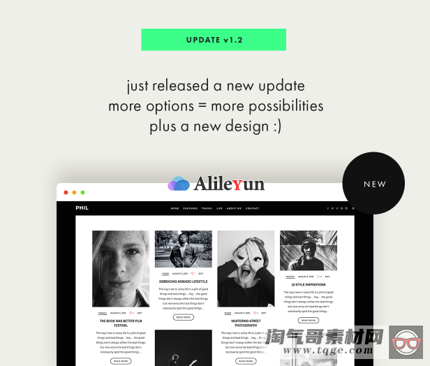 TheBlogger v2.1.2 - WordPress博客网站主题【含中文语言包】