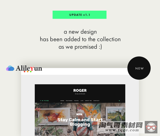 TheBlogger v2.1.2 - WordPress博客网站主题【含中文语言包】