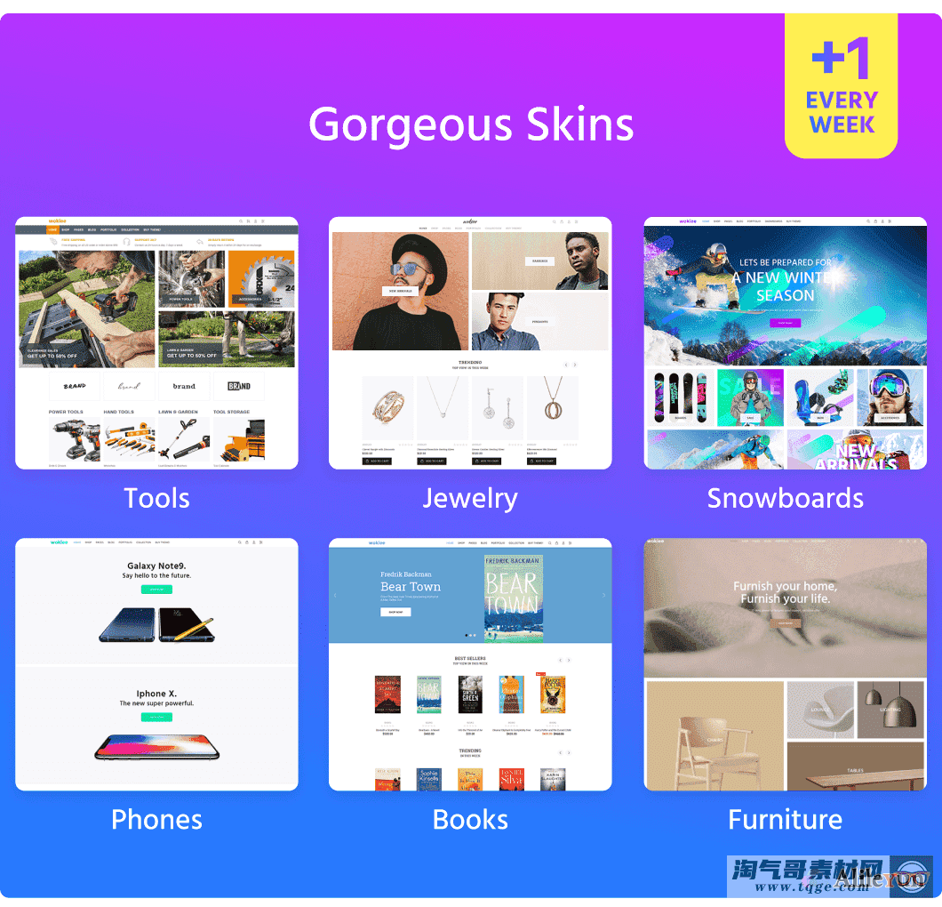 Wokiee v2.0 - 多用途WooCommerce WordPress主题【含中文语言包】