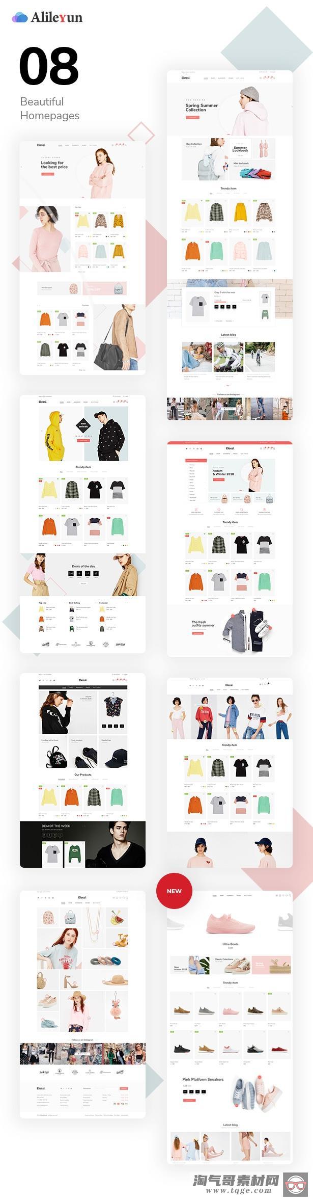 Elessi 4.2.7 – WooCommerce AJAX WordPress主题【含中文语言包】