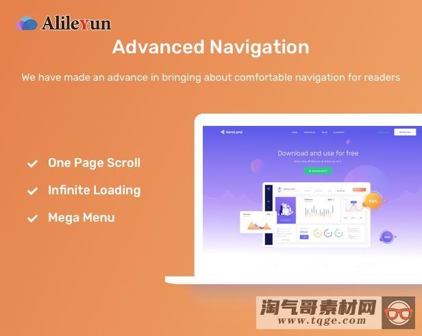 AeroLand v4.0 - App Landing Software网站WordPress主题【含中文语言包】