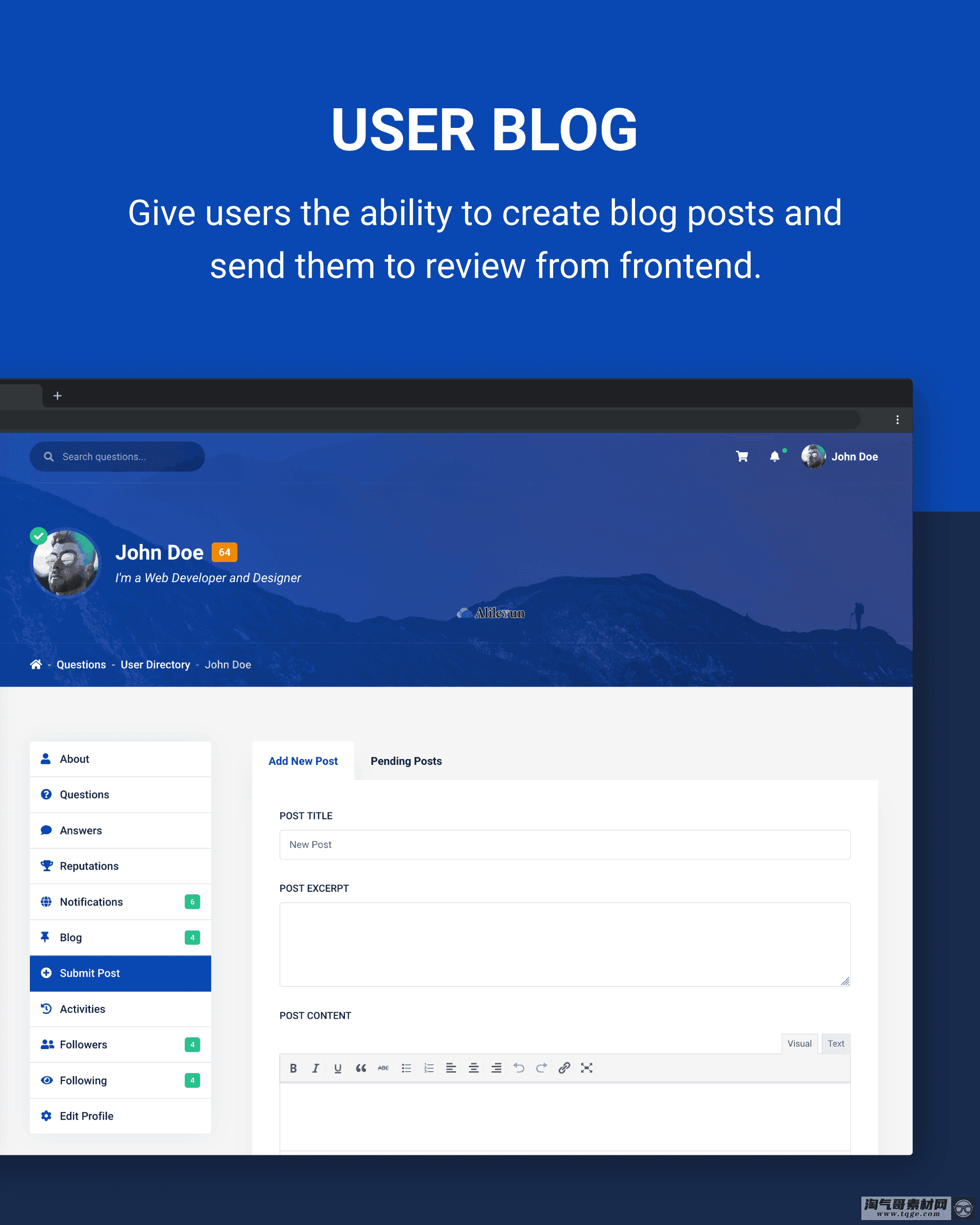 Scisco 1.2 – WordPress在线社区问答设计主题【含中文语言包】