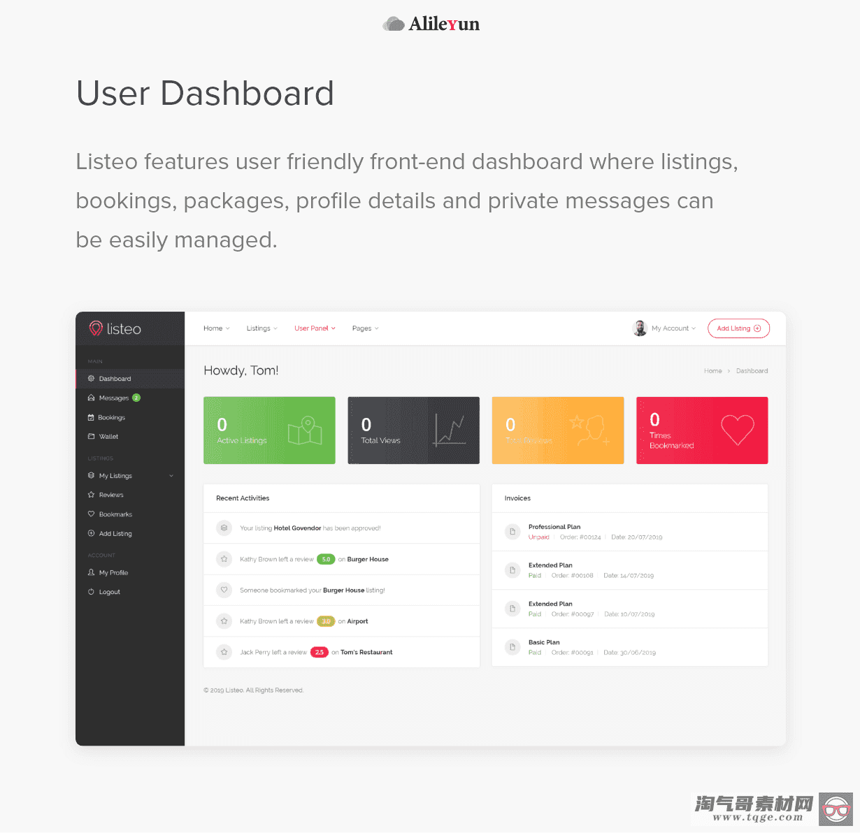 Listeo 1.6.13 – 预订目录和列表WordPress主题【含中文语言包】