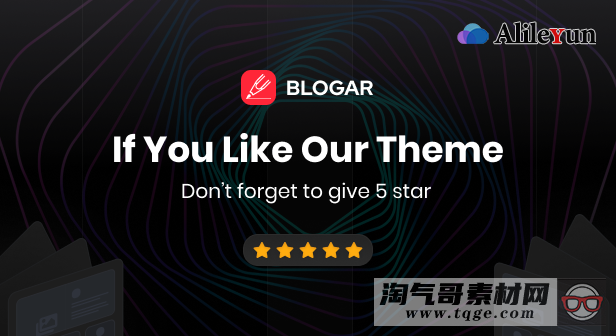 Blogar v1.0.2 - 博客杂志WordPress主题【含中文语言包】