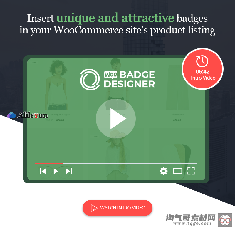 Woo Badge Designer 3.0.7 – WooCommerce产品徽章设计器