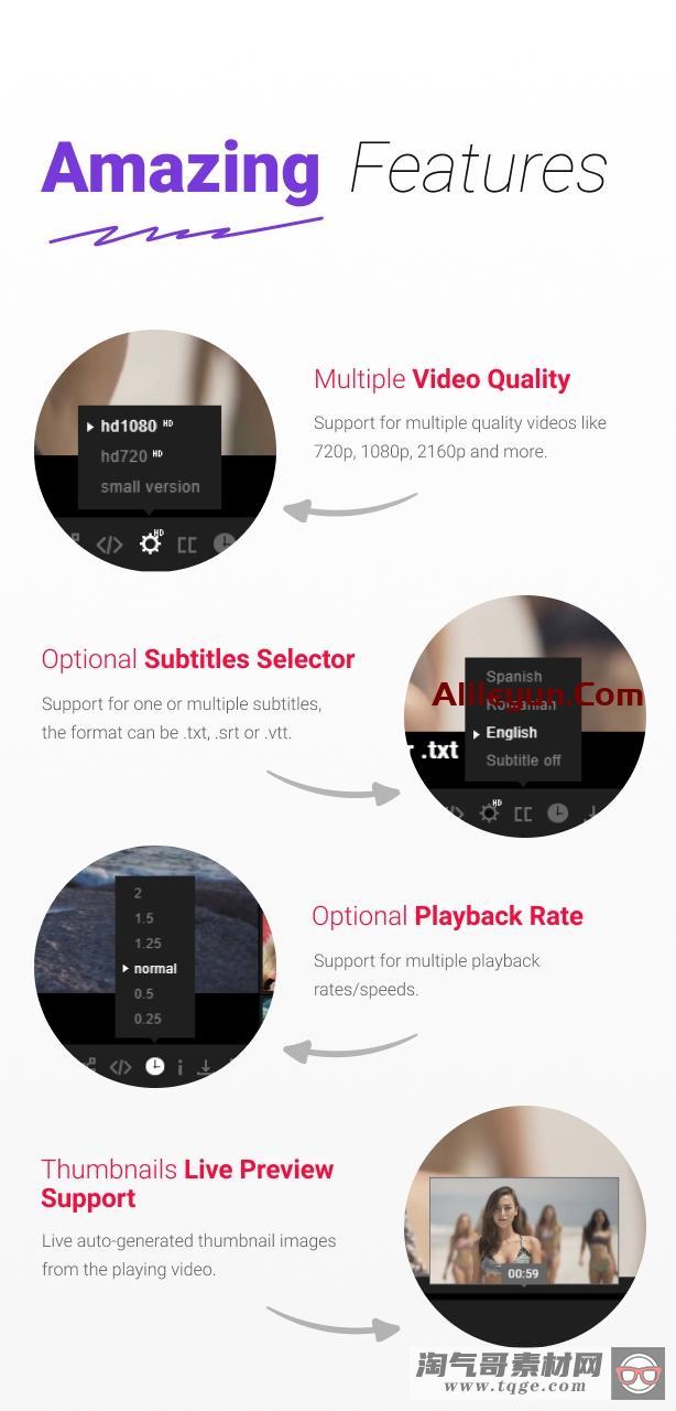 Ultimate Video Player WordPress Plugin v8.4 终极视频播放器Wordpress插件