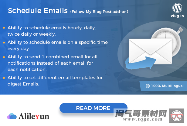 Follow My Blog Post 2.0.5 – WordPress博客关注插件