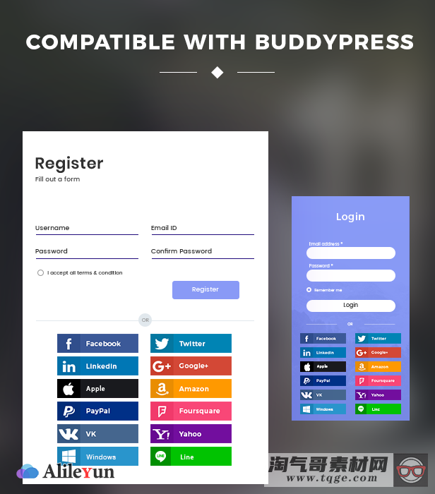 WooCommerce Social Login 2.3.5 社交登录插件