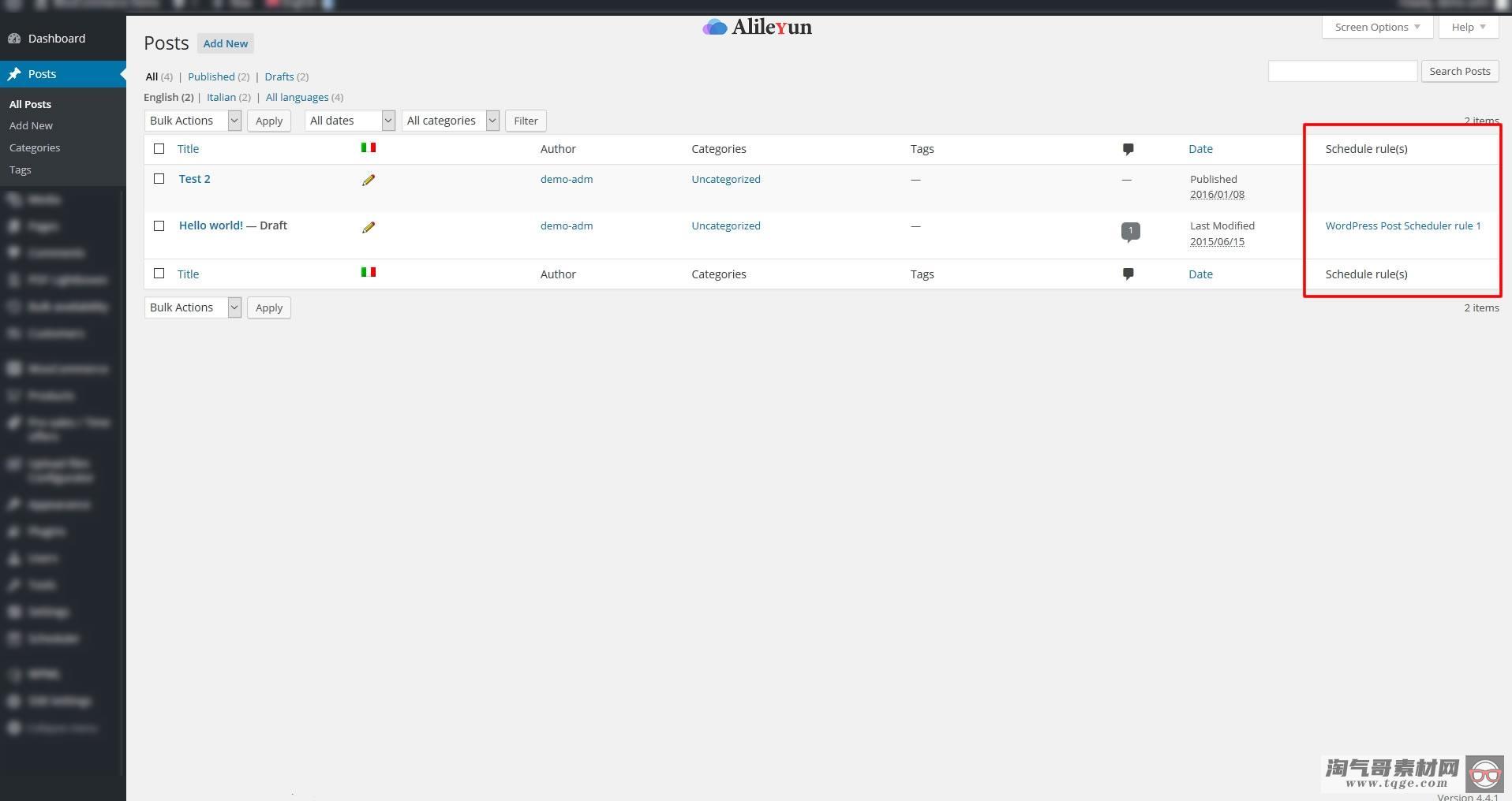 Post & Products Scheduler Restrict Access v5.4限制访问/计划程序（WPPS）插件