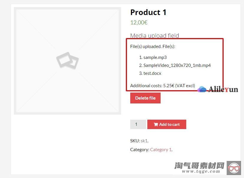 WooCommerce Upload Files 60.5 文件上传插件