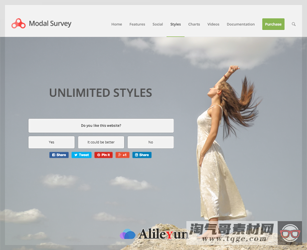 Modal Survey 2.0.1.8.4 – WordPress 投票调查插件