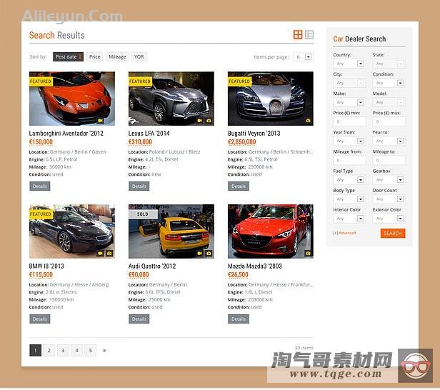 Car Dealer1.8.0–汽车经销商响应式WordPress主题【含中文语言包】