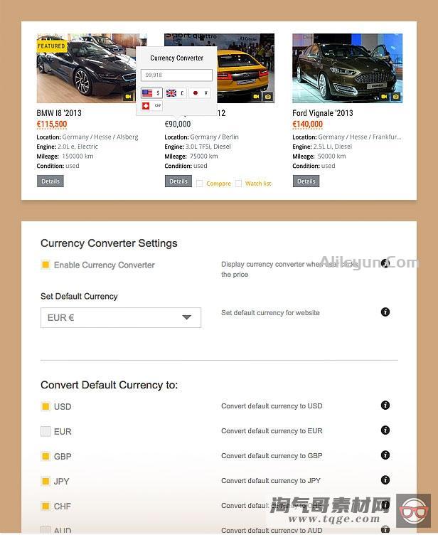 Car Dealer1.8.0–汽车经销商响应式WordPress主题【含中文语言包】