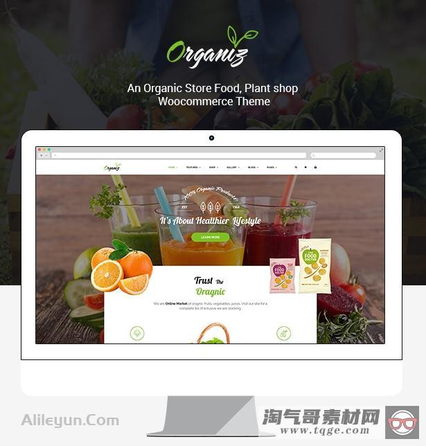 Organiz 2.1 – 有机商店WooCommerce主题【含中文语言包】