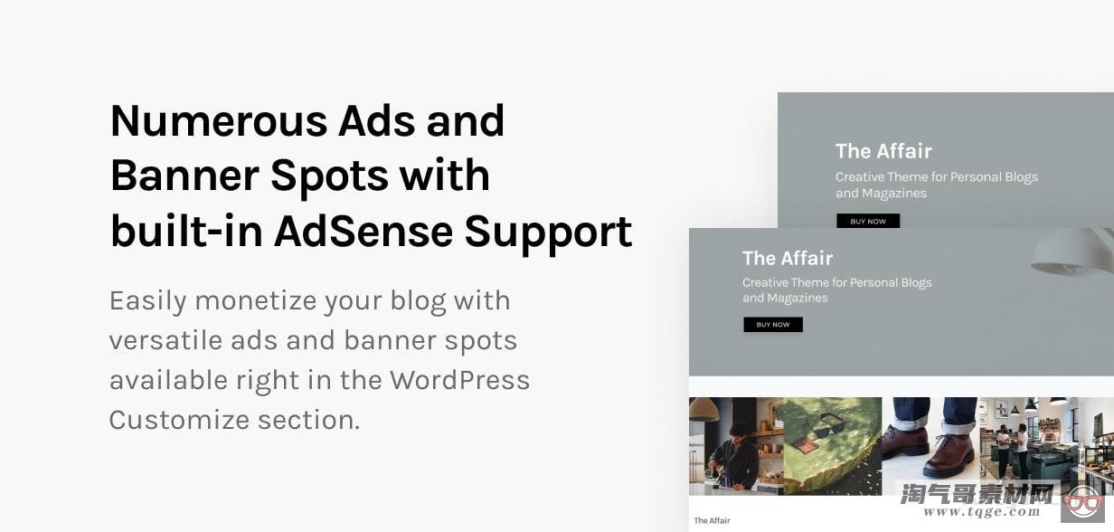 The Affair v3.4.6 - 个人博客和杂志的创作主题【含中文语言包】