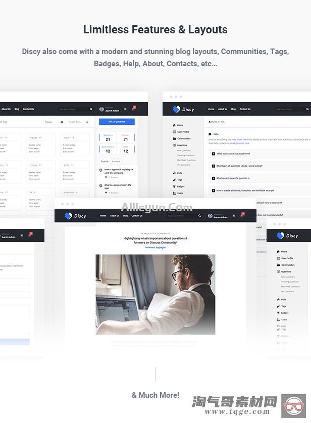 Discy 4.5.1 – WordPress在线社交问答网站主题【含中文语言包】