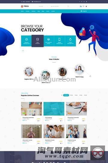 Talemy 1.2.4 – WordPress LMS 在线教育主题【含中文语言包】