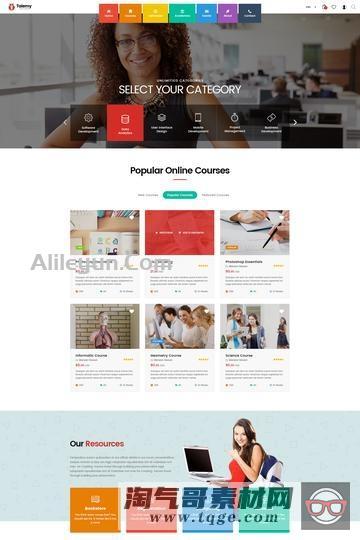Talemy 1.2.4 – WordPress LMS 在线教育主题【含中文语言包】