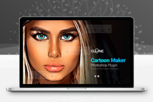 【PS插件】照片转卡通漫画克隆Cartoon Maker – Clone – Photoshop Plugin